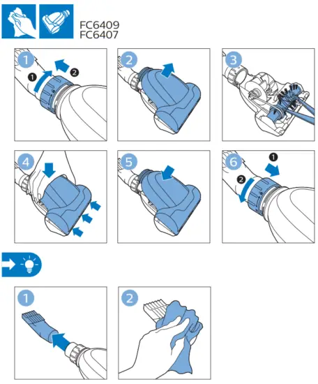 PHILIPS FC6409 Cordless Rechargeable Vacuum Cleaner - fig 3