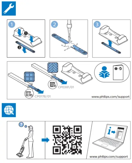 PHILIPS FC6409 Cordless Rechargeable Vacuum Cleaner - fig