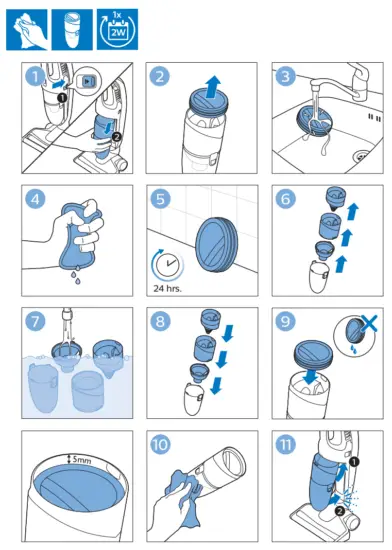 PHILIPS FC6409 Cordless Rechargeable Vacuum Cleaner - fig 6