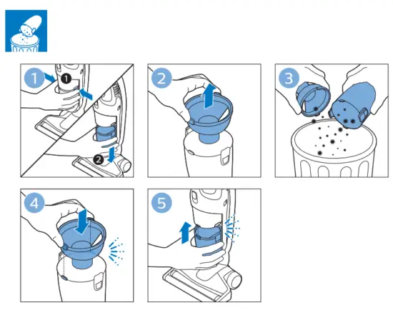 PHILIPS FC6409 Cordless Rechargeable Vacuum Cleaner - fig 7