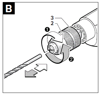BOSCH GBM 13-2 RE Professional Corded Electric Rotary Drill FIG 4