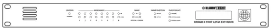 KLARKTEKNIK DN9680 8 Port AES50 Extender and Multiplexer