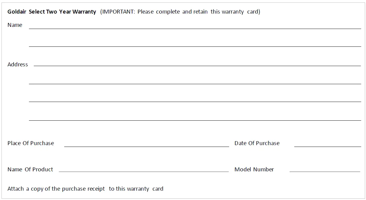 Goldair GSCV120 2000W Convector Heater fig 2