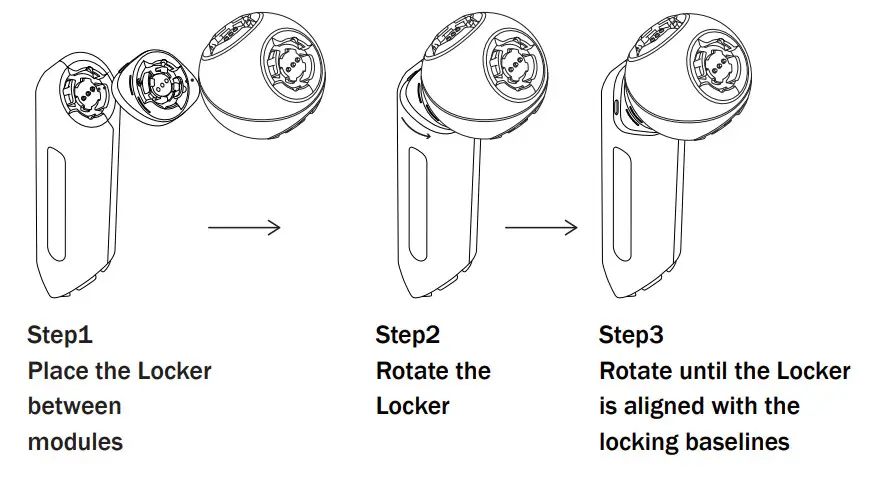 KEYi TECH Click Bot Coding Robot Kits for Kids - Locker 2
