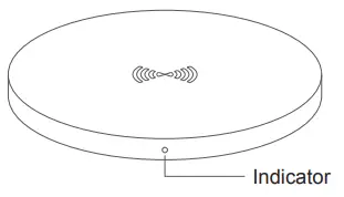 Gem Group 101517 Auden Bamboo Wireless Charger - Charging
