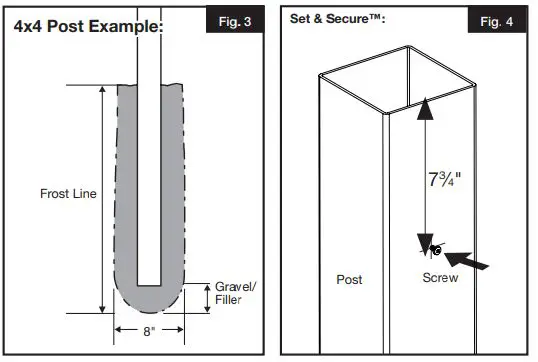 FREEDOM Newport 3×8 Decorative Panel Installation Guide - Figure 3,4