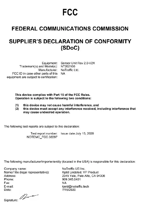 NOTRAFFIC AEX-AR95X Sensor Unit fig 5