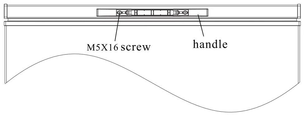 Installation guide for handle