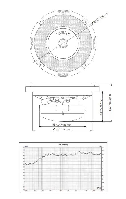 DS18 PRO-HY6 6.5 HYBRID SLIM LOUDSPEAKER COMPRESSION DRIVER HORN fig 1