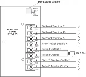 Figure 3 - Style W Wiring Connections