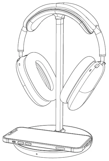 Future-Charger-HM27-Headphone-Holder-with-Mobile-Phone-Wireless-Charging-fig-3