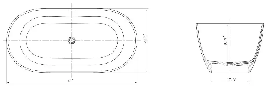 CLOVIS GOODS 20S01103-59 Bathtub 1