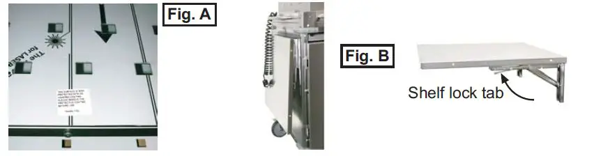 Cadco Standard Mobile Grab and Go Carts with Laminate OR Stainless Panels fig (10)