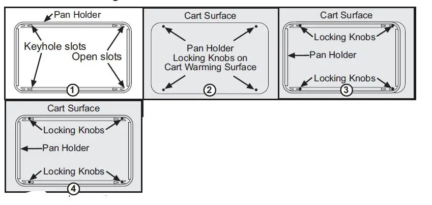 Cadco Standard Mobile Grab and Go Carts with Laminate OR Stainless Panels fig (11)