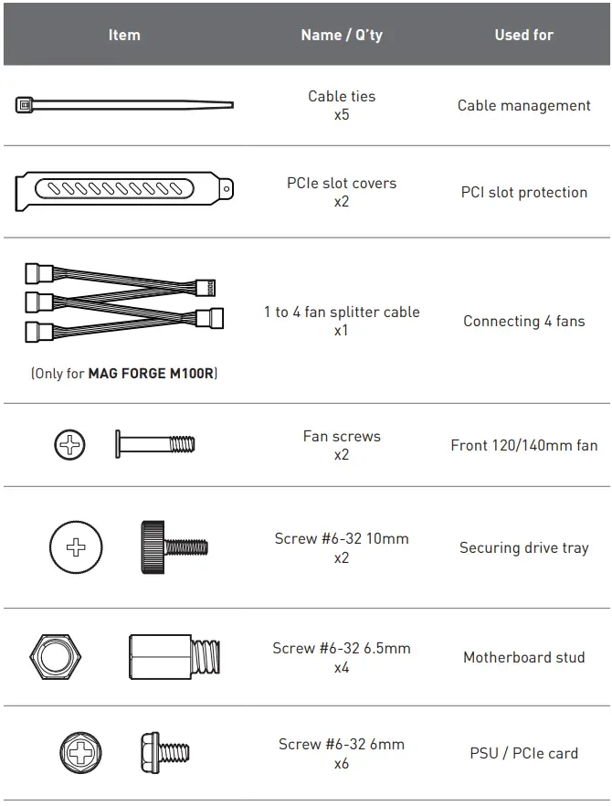 msi MAG FORGE M100R Gaming Case 1