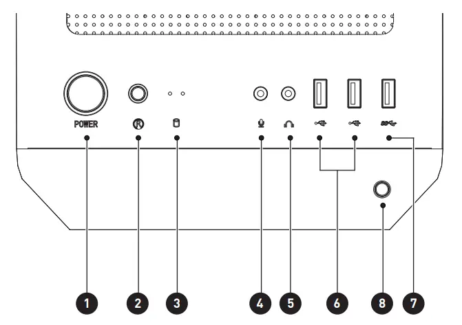 msi MAG FORGE M100R Gaming Case 4