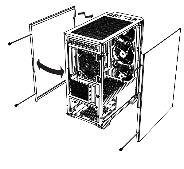 msi MAG FORGE M100R Gaming Case 6