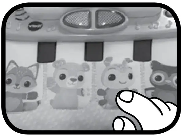 vtech VTC TOY22 Sunshine Days Tummy Time Piano - Piano Keys