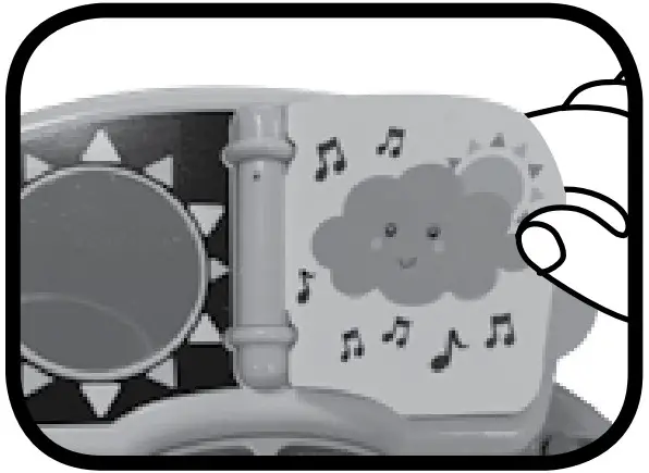 vtech VTC TOY22 Sunshine Days Tummy Time Piano - Turnable Page