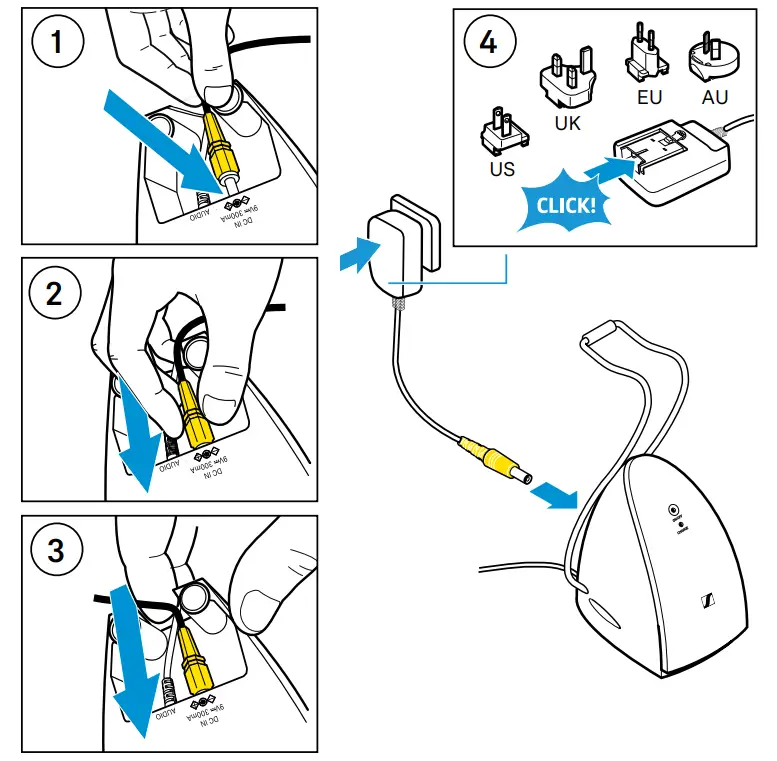 SENNHEISER RS 120 W TV Headphones - fig 4