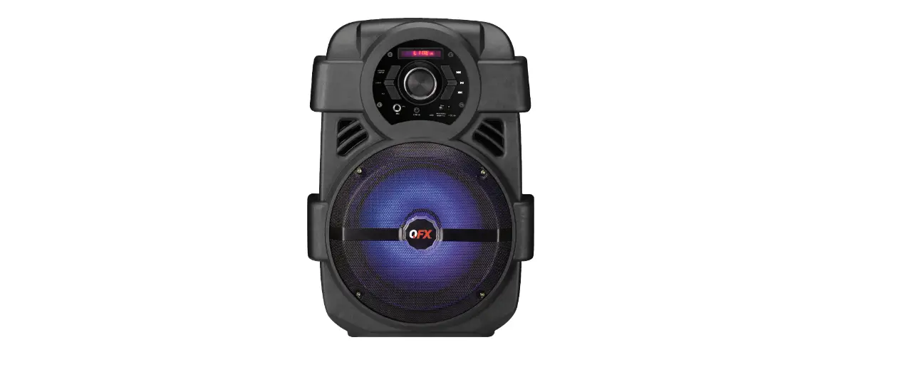 Qfx Pbx-8 Portable Bluetooth Rechargeable Party Speaker Instruction Manual