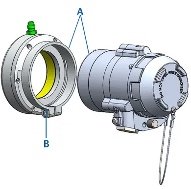 EMERSON Rosemount 975 Air Shield-fig2