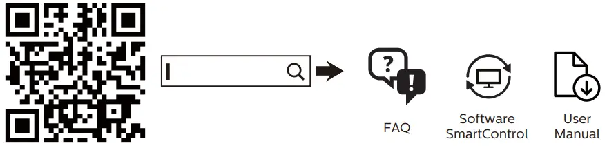 PHILIPS 278B1 B Line PowerSensor LCD Monitor - Qr Code