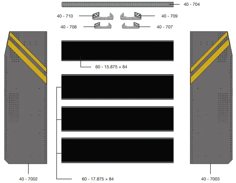 RANGER N5-DS84-4 Shelving - 1.1 SETUP