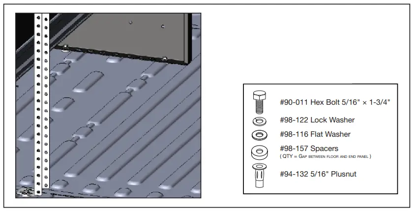 RANGER N5-DS84-4 Shelving - 6X