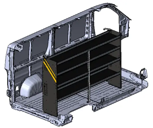 RANGER N5-DS84-4 Shelving - Gas tank