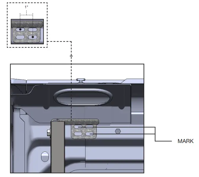 RANGER N5-DS84-4 Shelving - distance between1