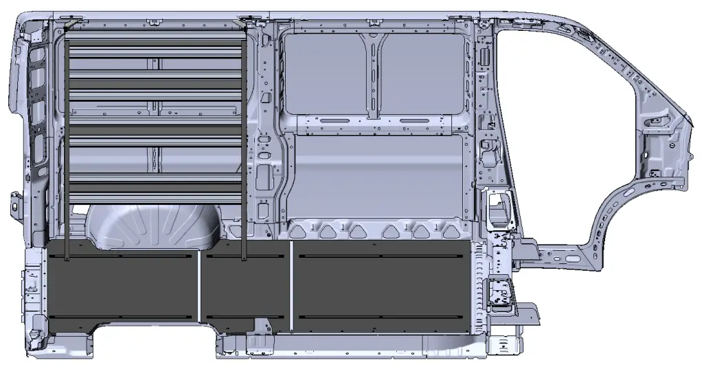 RANGER N5-DS84-4 Shelving - with ranger floor