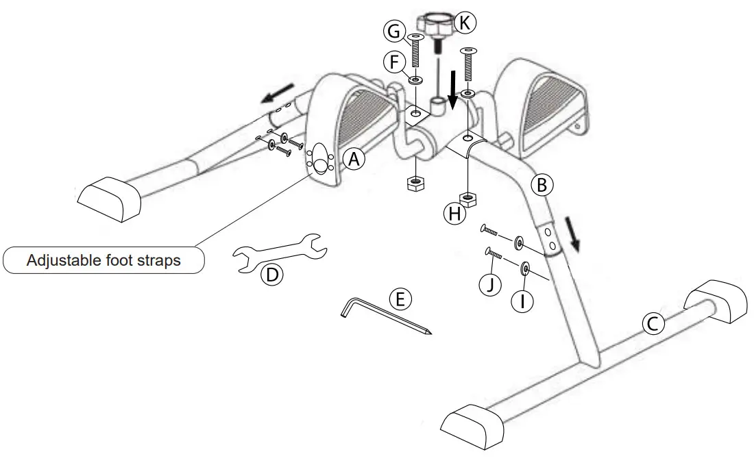 Fysic FW8 Mobility home trainer - Figure 1