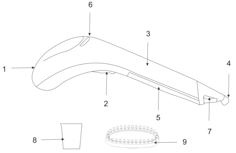 SCARLETT SC GS135S11 Handle Garment Steamer-fig1