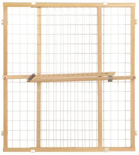 TODDLEROO 4618A Extra-Wide Wire Mesh Gate
