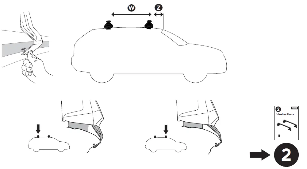 THULE-145318-Evo-Clamp-Roof-Bar-Fitting-Kit -0506