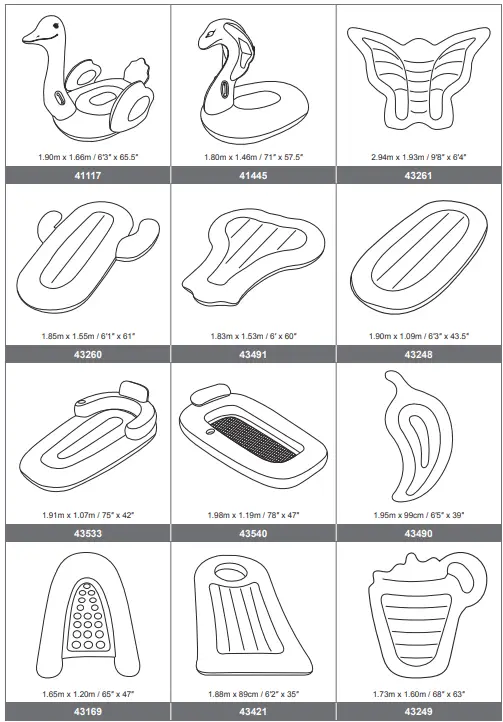 Bestway 41475 Inflatable Flamingo 153x143cm-FIG5