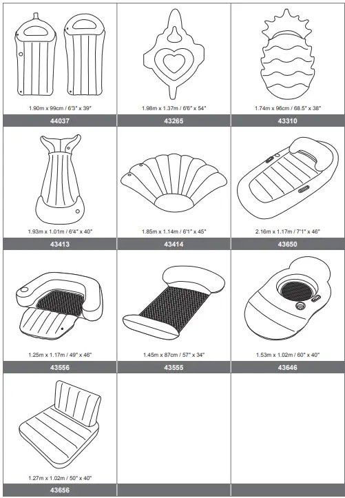 Bestway 41475 Inflatable Flamingo 153x143cm-FIG8