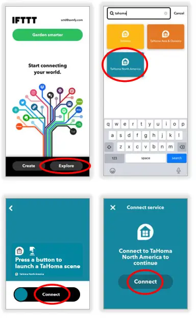 sOmfy IFTTT Integration for Tahoma RTS - fig 1