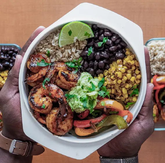 15-Minute Shrimp Burrito Bowl Meal Prep