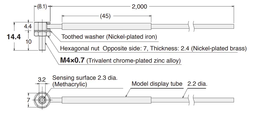E32-LT11N 2M (Free Cutting)