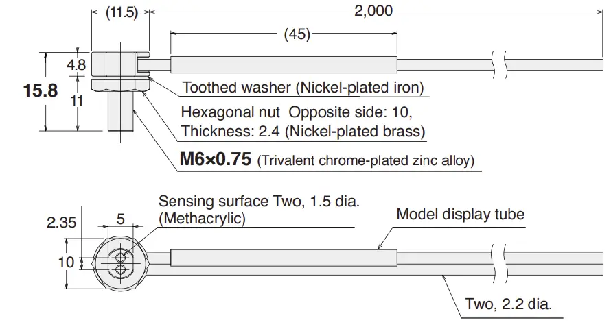 E32-LD11N 2M (Free Cutting)