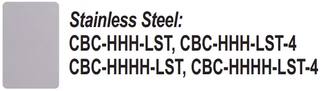 Front & Back Panels Materials & Colors