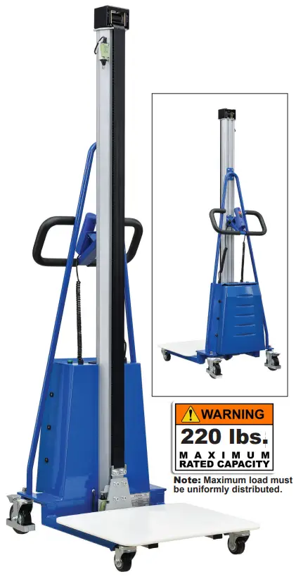 GLOBAL INDUSTRIAL 988927 Battery Powered Office Lift Truck