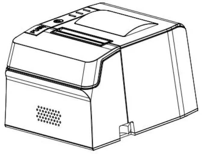 SPRT SP POS892 POS Printer With Transparent Paper Cover