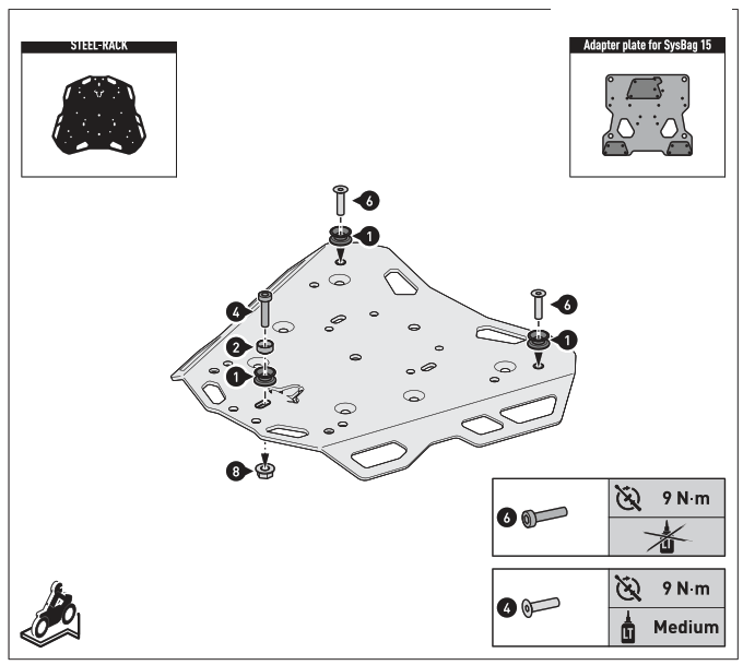 SW MOTECH BC.SYS.11.953.20000 SysBag 30 Bag System - fig12