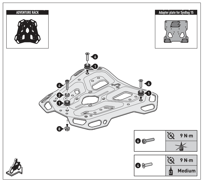 SW MOTECH BC.SYS.11.953.20000 SysBag 30 Bag System - fig13