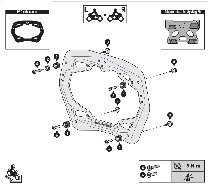 SW MOTECH BC.SYS.11.953.20000 SysBag 30 Bag System - fig15