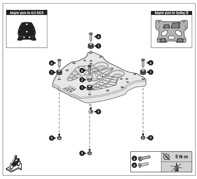 SW MOTECH BC.SYS.11.953.20000 SysBag 30 Bag System - fig20
