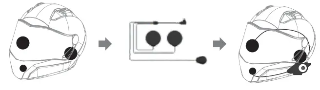 Shenzhen Yixi Technology QINLIFE Helmet Bluetooth Headset - Fig8